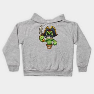 Pirate cactus Kids Hoodie